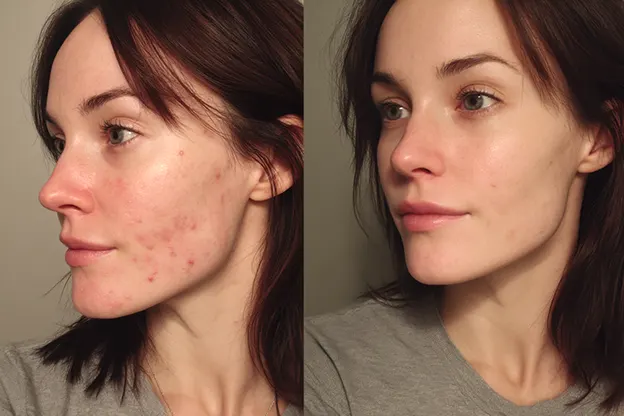 Acne Scars Before and After Laser Treatment
